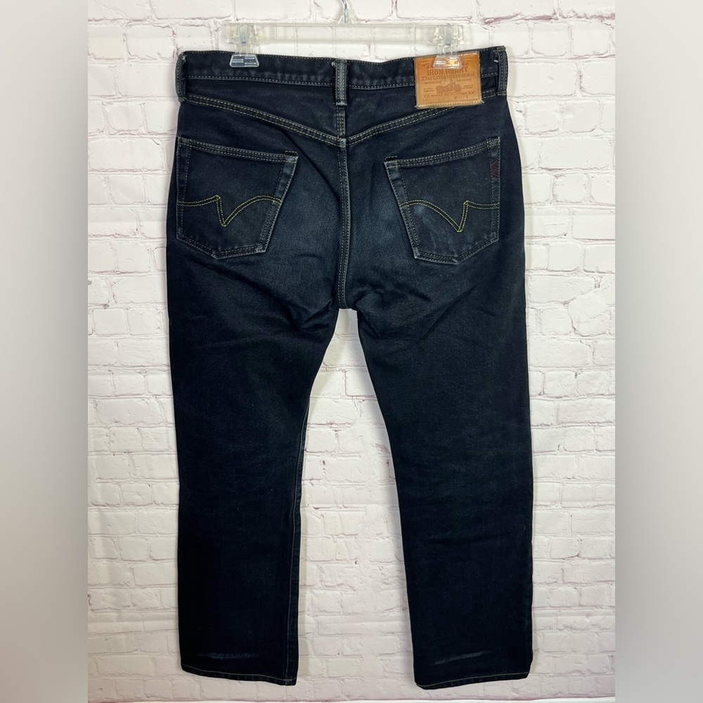 Iron Heart 634s-B 21oz Overdyed Jean Straight Leg - Picture 5 of 15